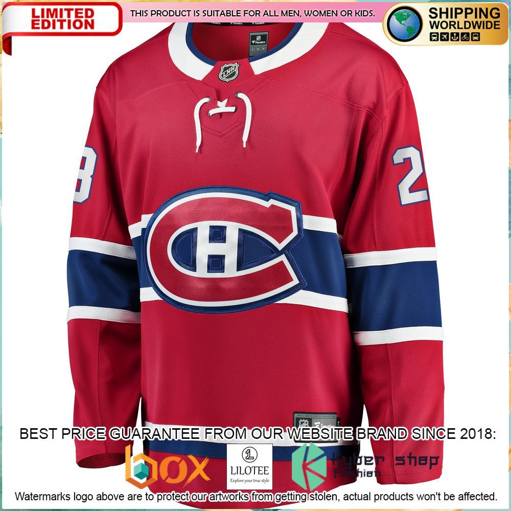 christian dvorak montreal canadiens red hockey jersey 2 768