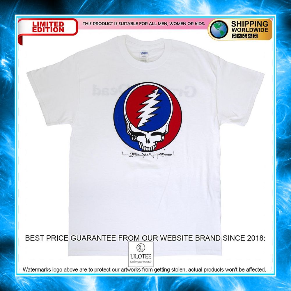 classic steal your face white shirt hoodie 1 239