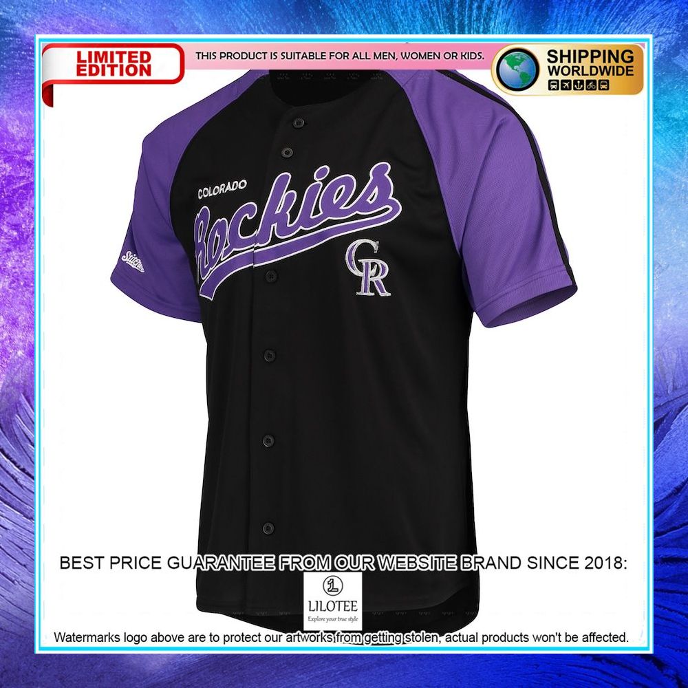 colorado rockies stitches black baseball jersey 2 138