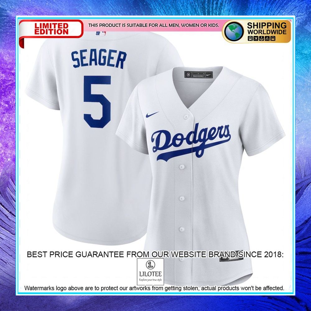 corey seager los angeles dodgers nike women home player white baseball jersey 1 401