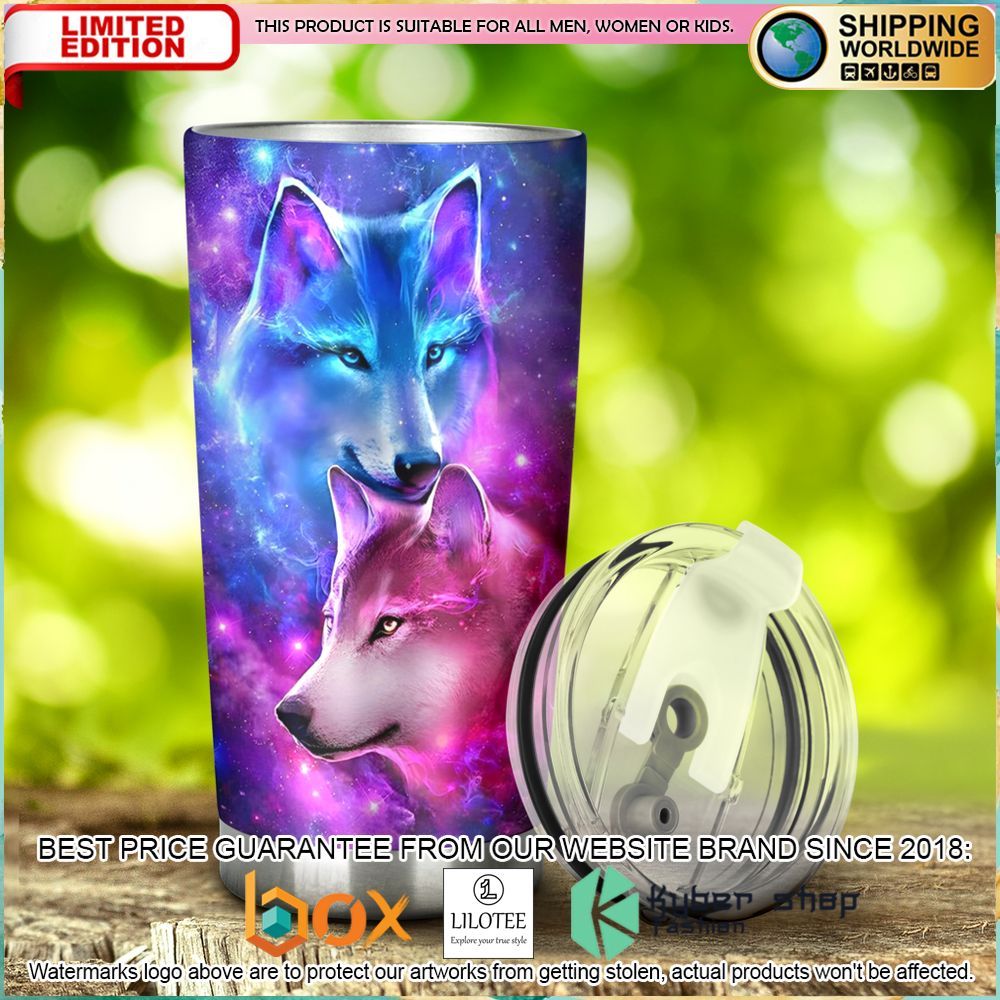 couple galaxy wolves tumbler 1 840