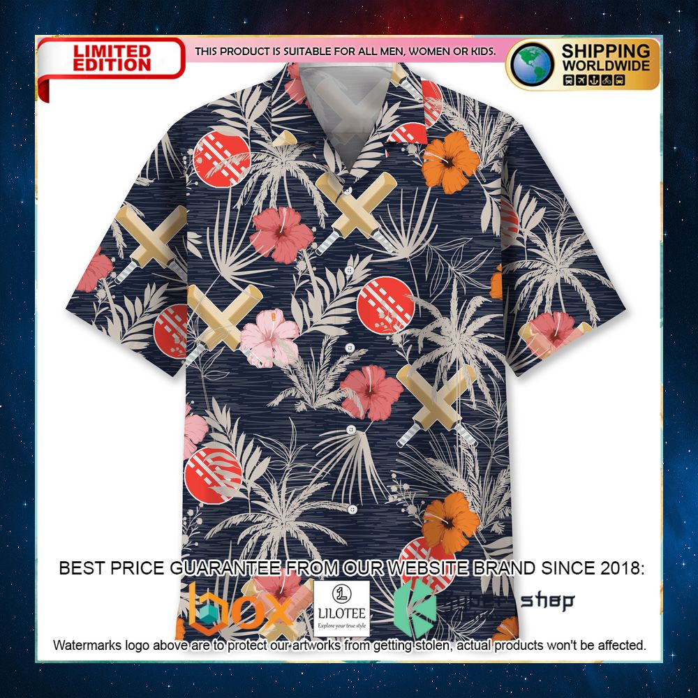 cricket ball nature hawaiian shirt 1 123