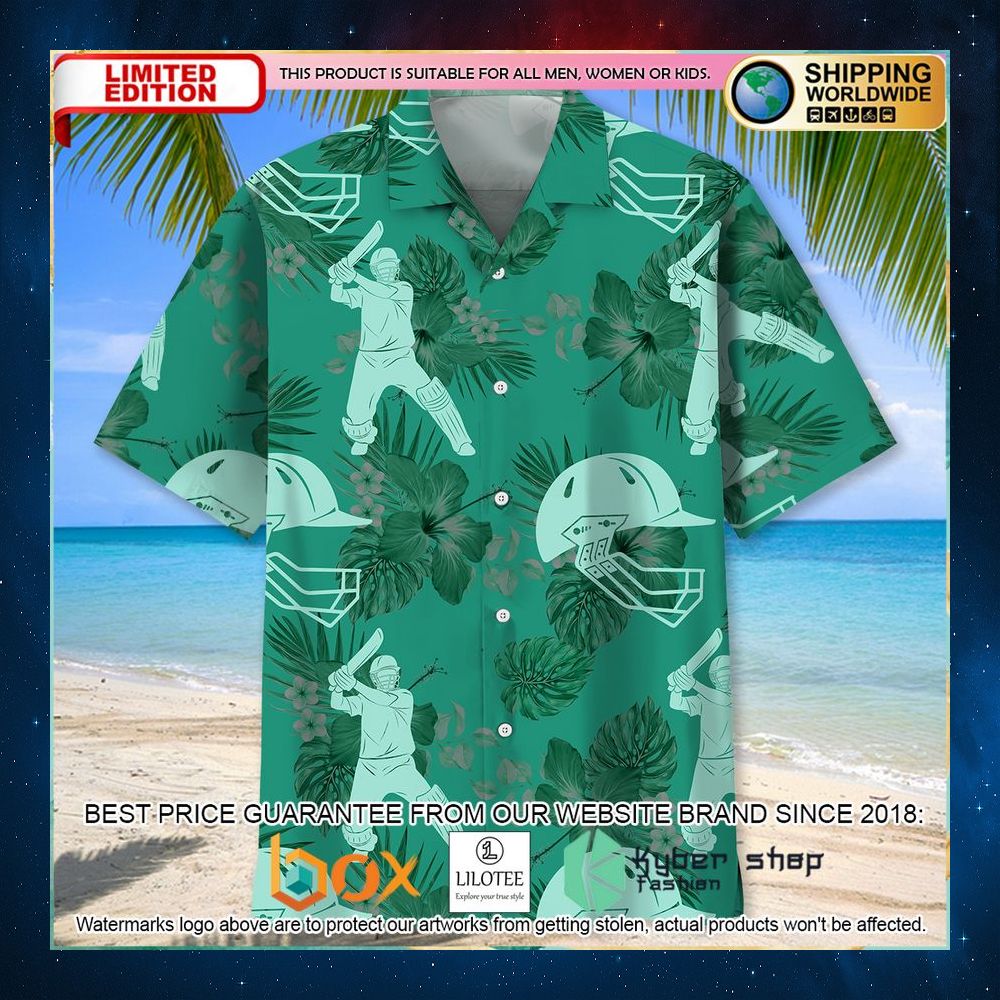 cricket kelly green hawaiian shirt 2 959
