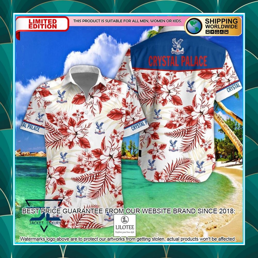 crystal palace f c hawaiian shirt shorts 1 793