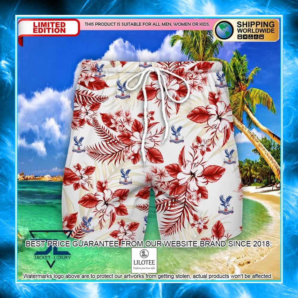 crystal palace f c hawaiian shirt shorts 2 863