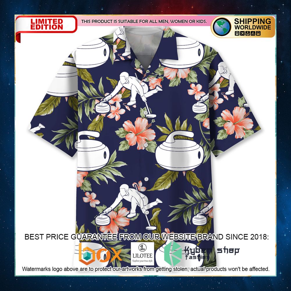 curling nature flower hawaiian shirt 1 317