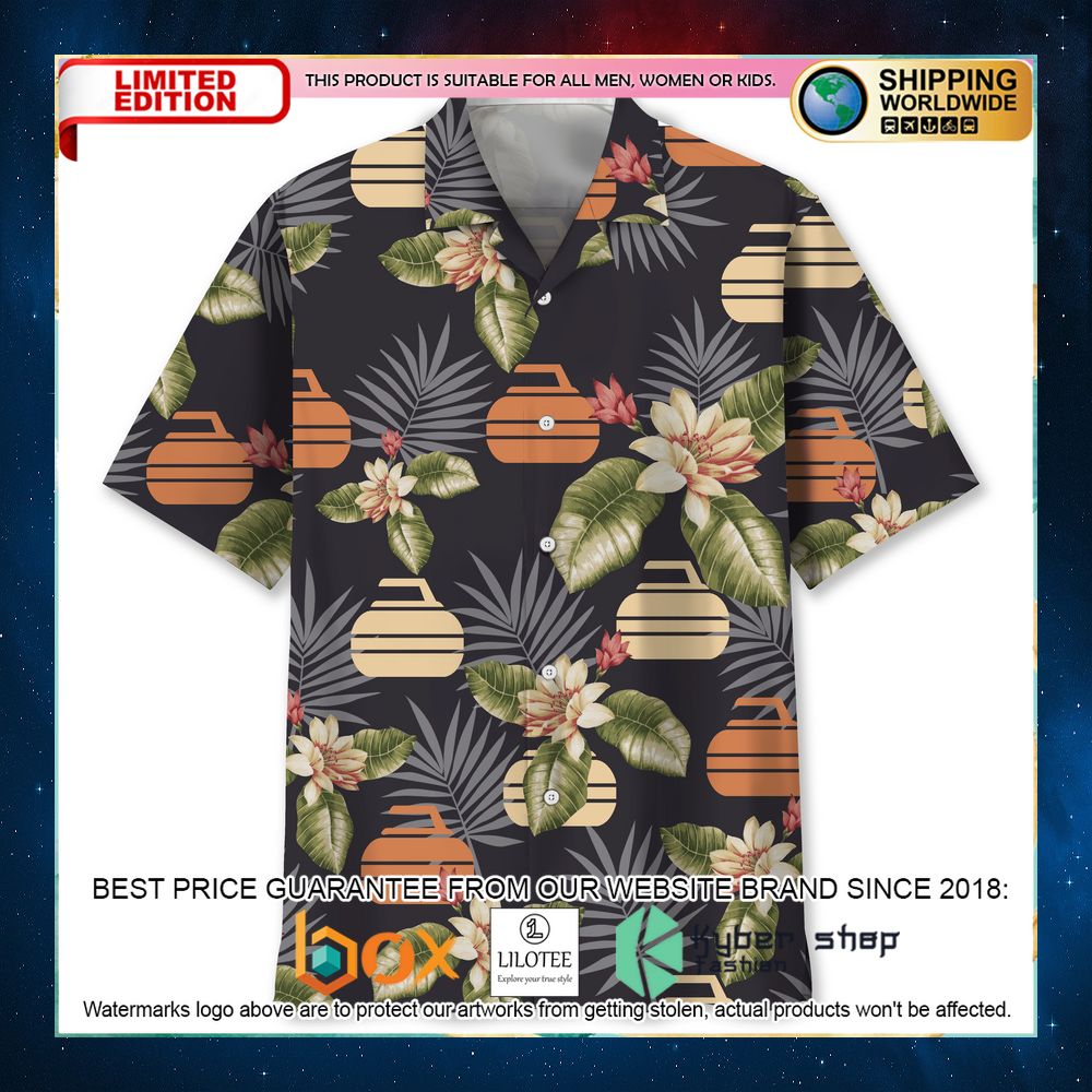 curling tropical hawaiian shirt 1 763