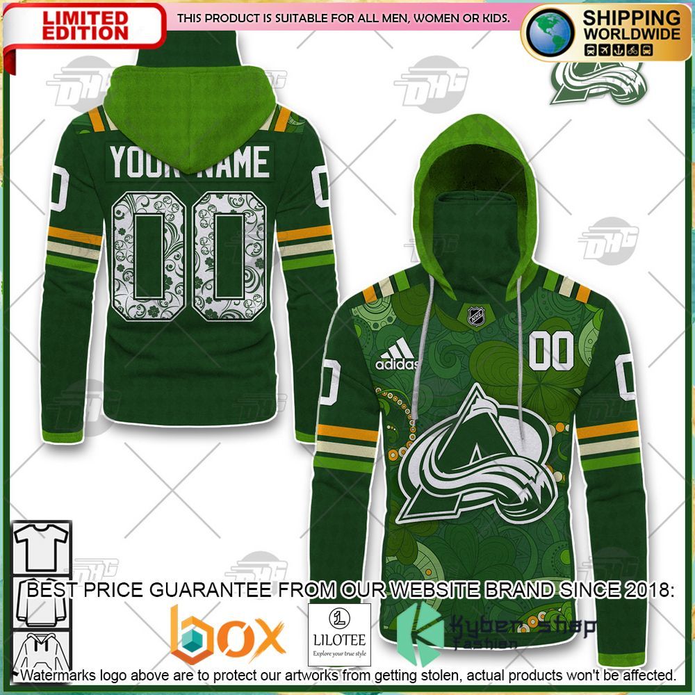 custom nhl colorado avalanche st patricks day t shirt hoodie 2 389