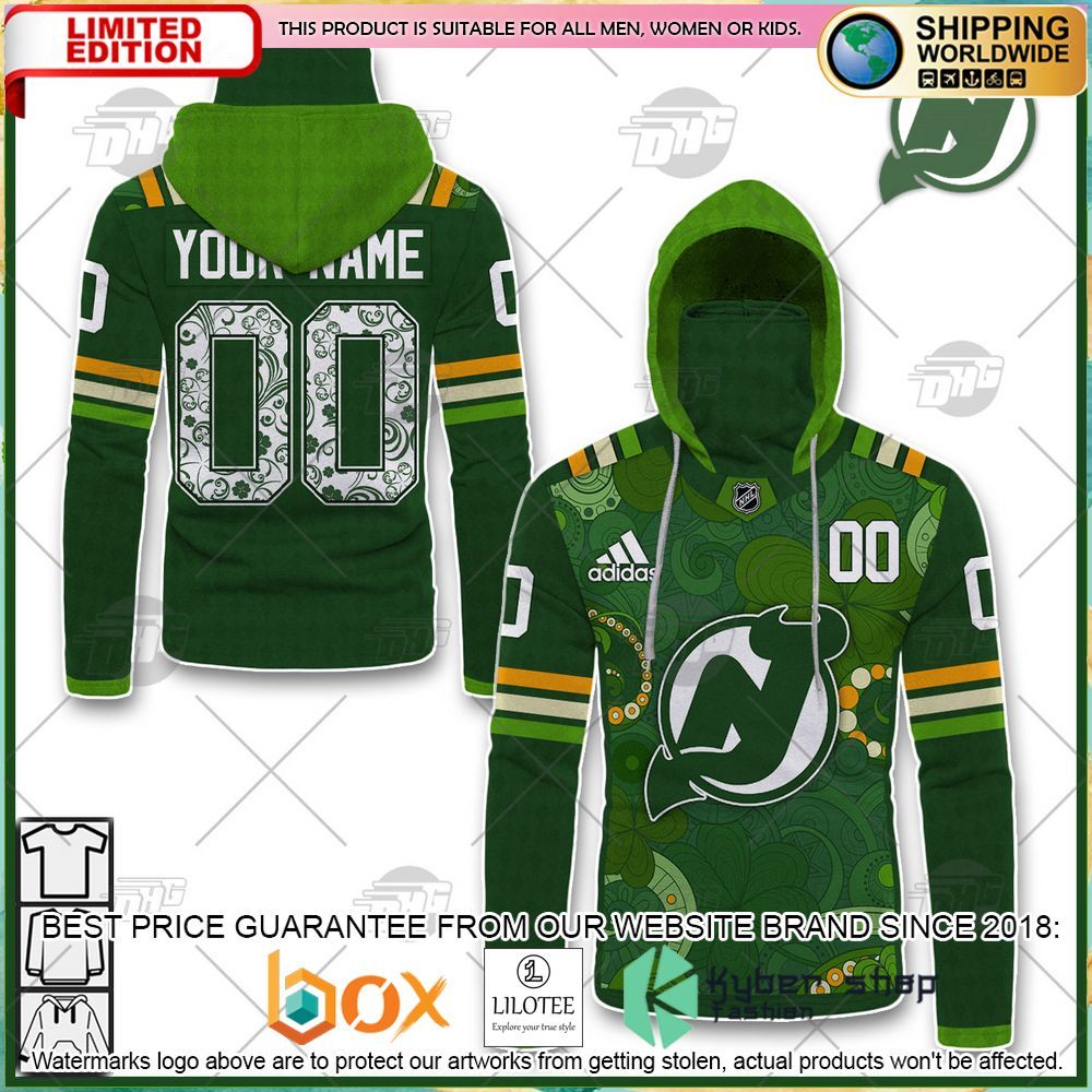 custom nhl new jersey devils st patricks day t shirt hoodie 2 964