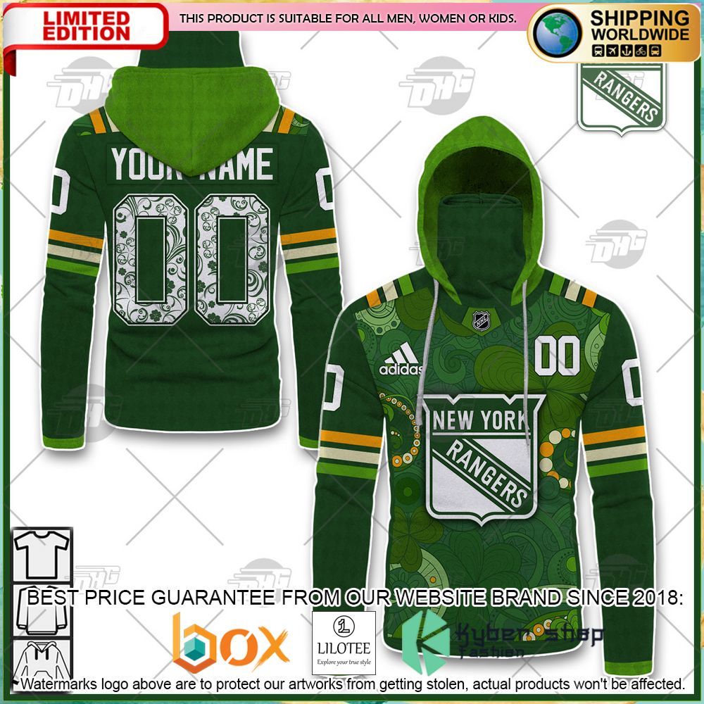 custom nhl new york rangers st patricks day t shirt hoodie 2 461