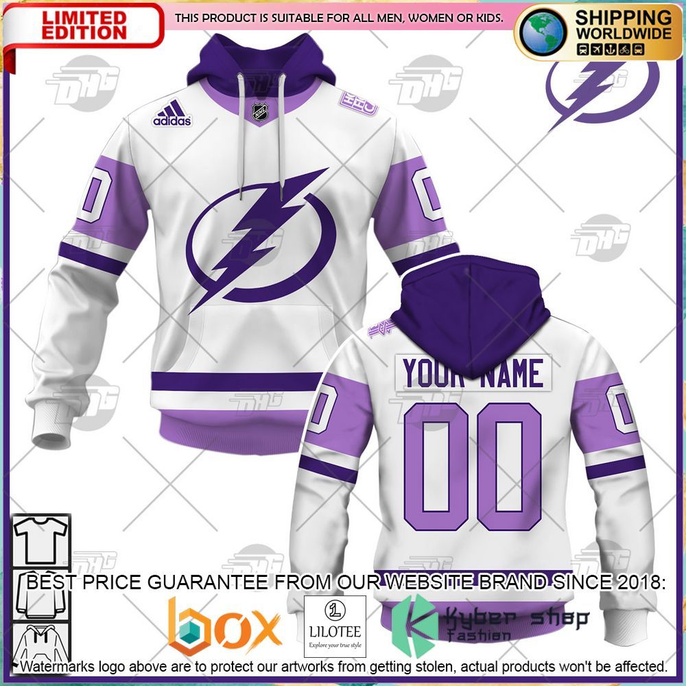 custom nhl tampa bay lightning fights cancer t shirt hoodie 1 439