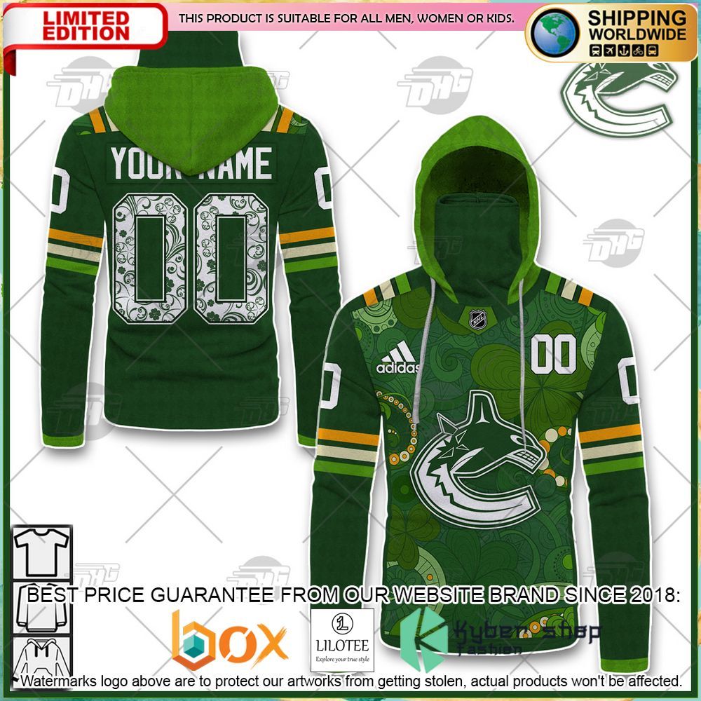 custom nhl vancouver canucks st patricks day t shirt hoodie 2 848