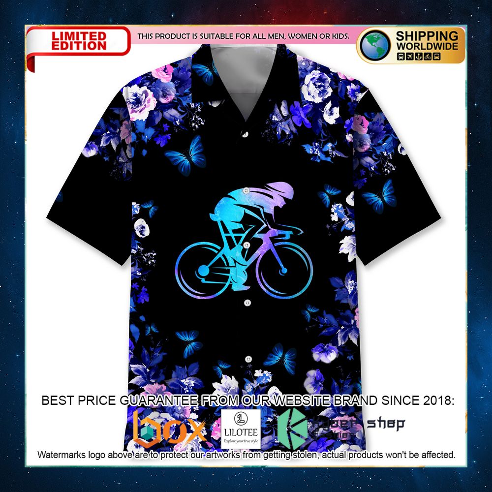 cycling color nature hawaiian shirt 1 489