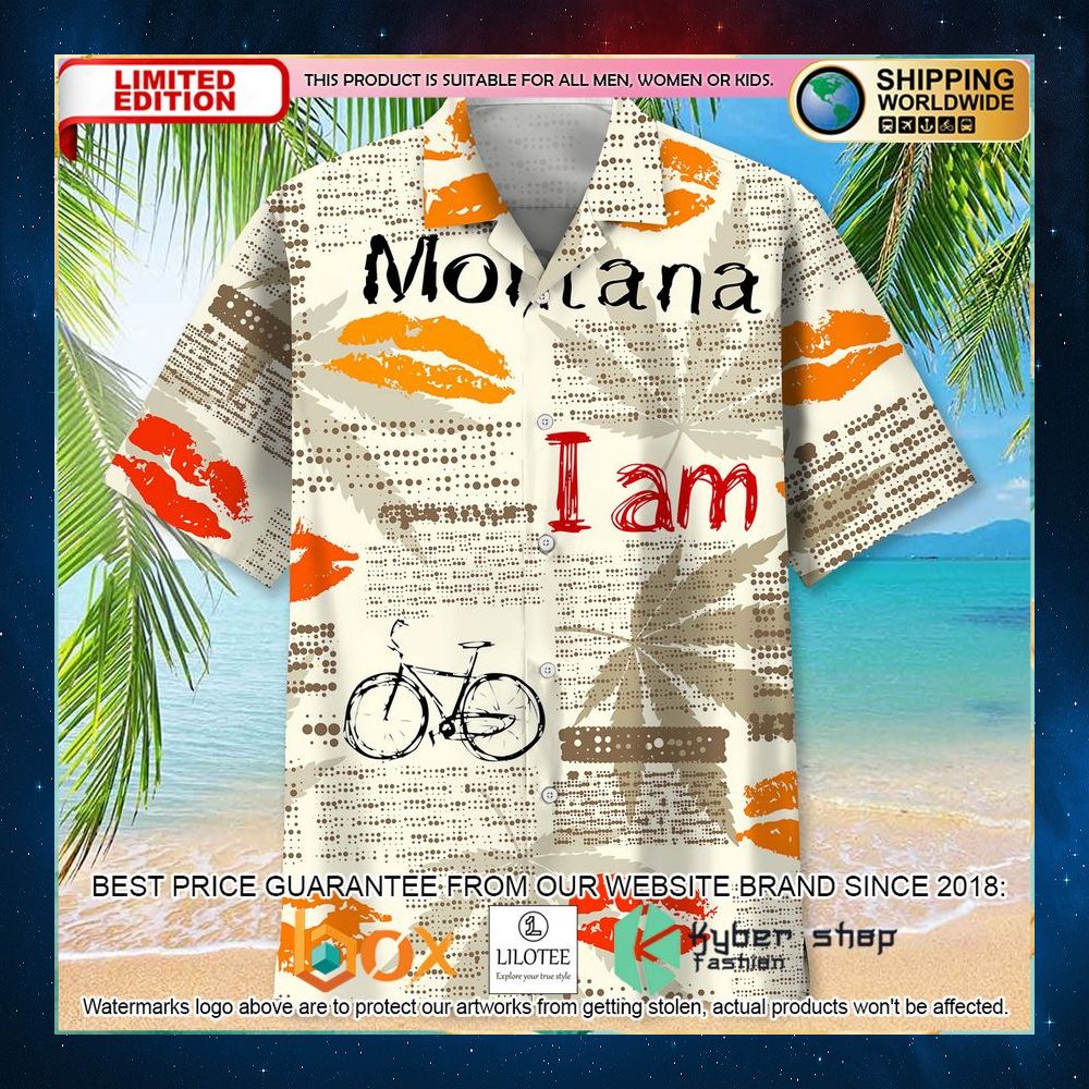 cycling montana i am hawaiian shirt 2 785