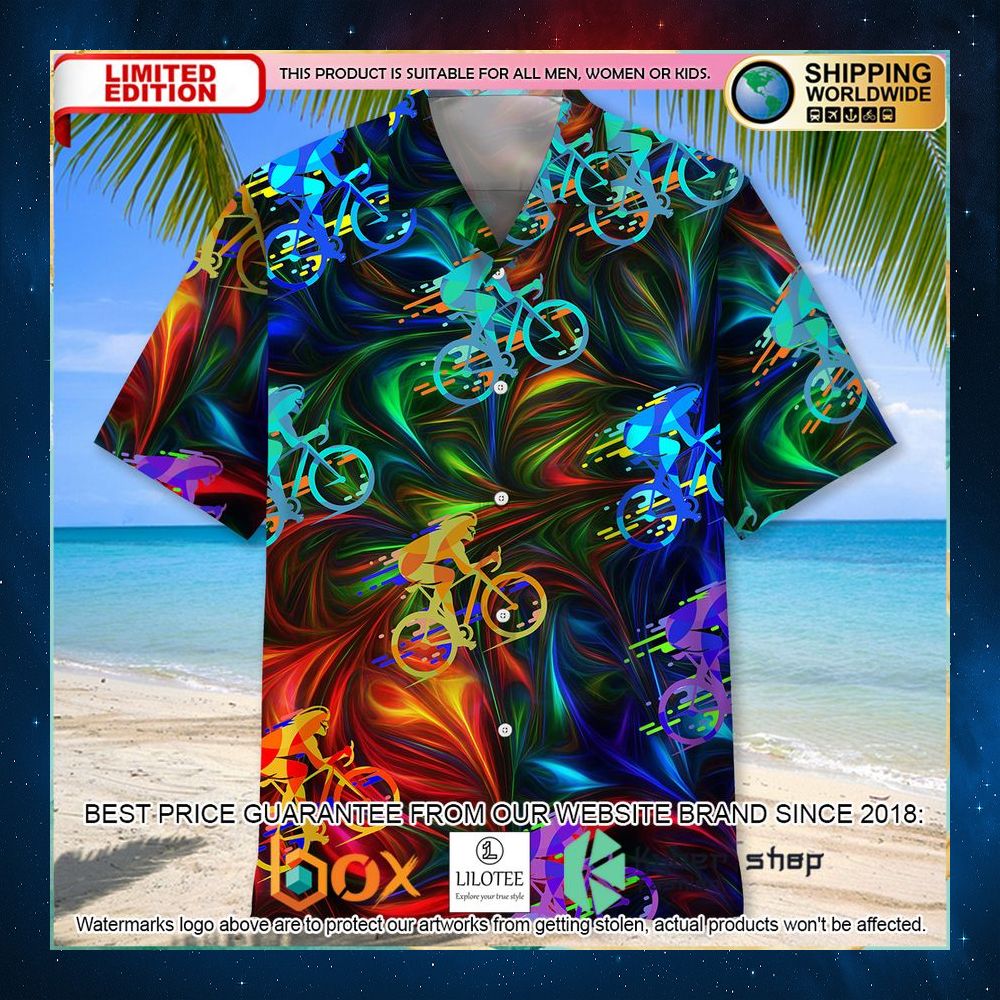 cycling multicolor hawaiian shirt 2 187