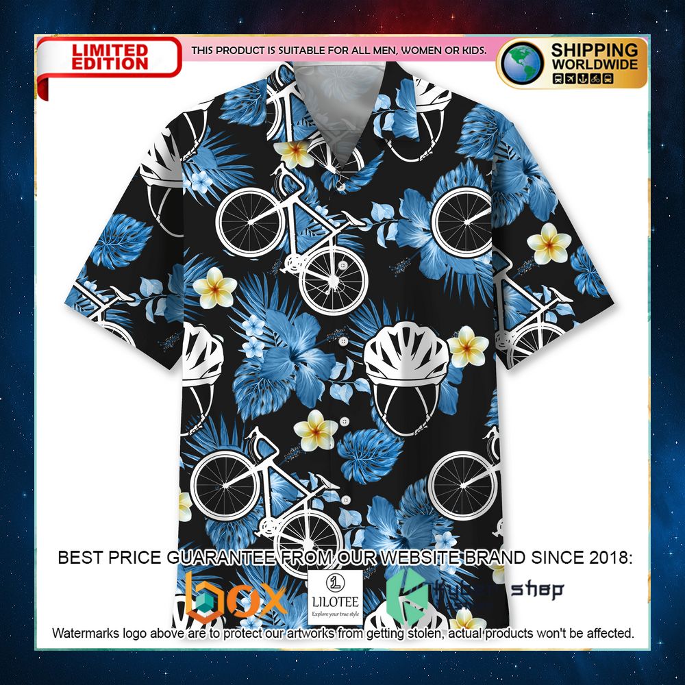cycling nature color hawaiian shirt 1 499
