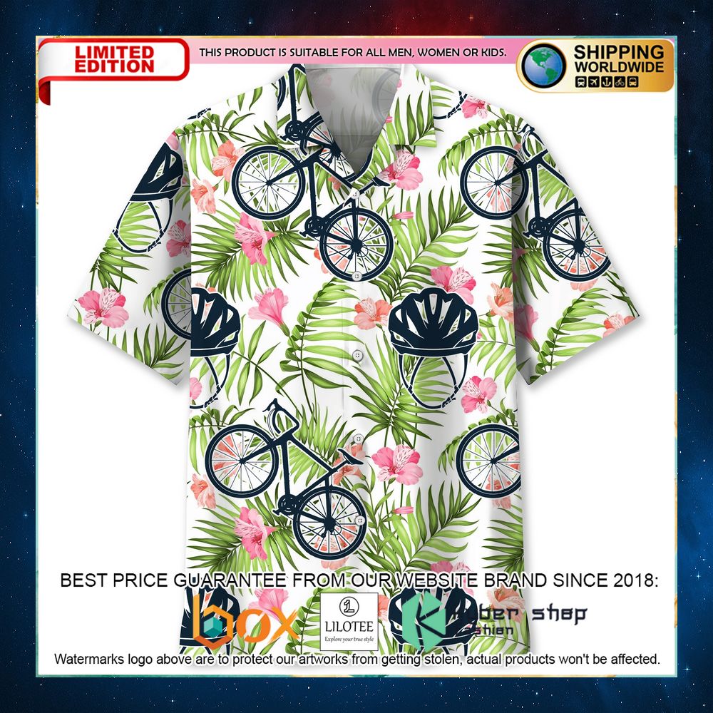 cycling tropical hawaiian shirt 1 219