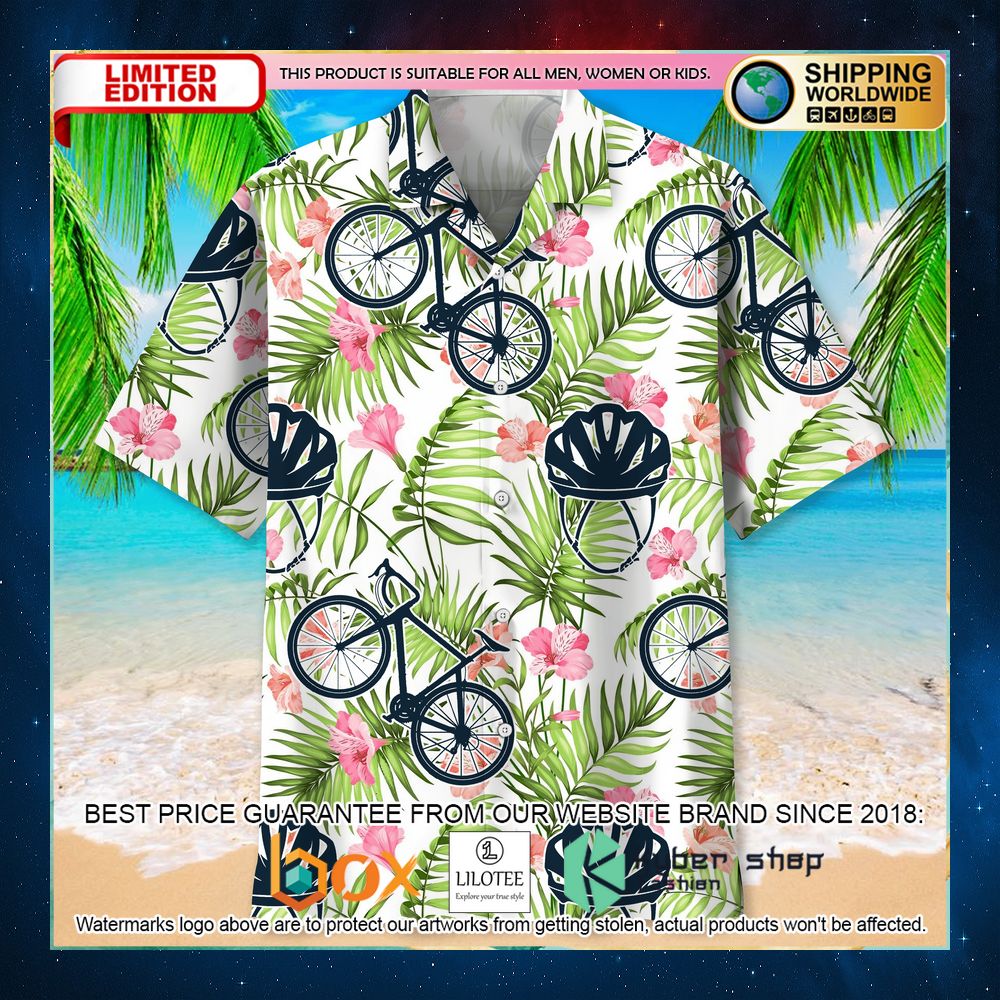 cycling tropical hawaiian shirt 2 325