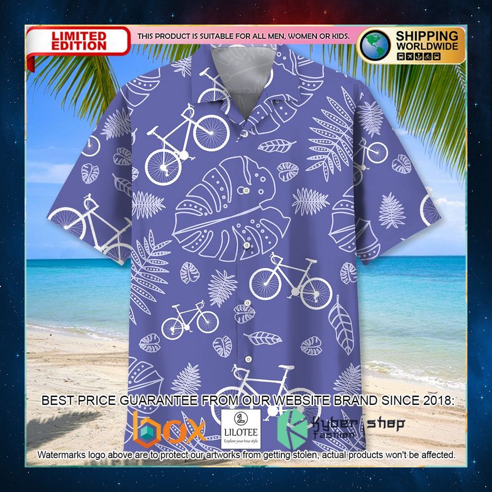 cycling tropical veri peri hawaiian shirt 2 640