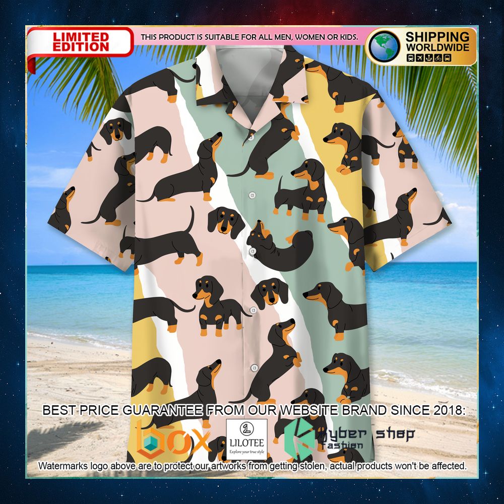 dachshund cute hawaiian shirt 2 817