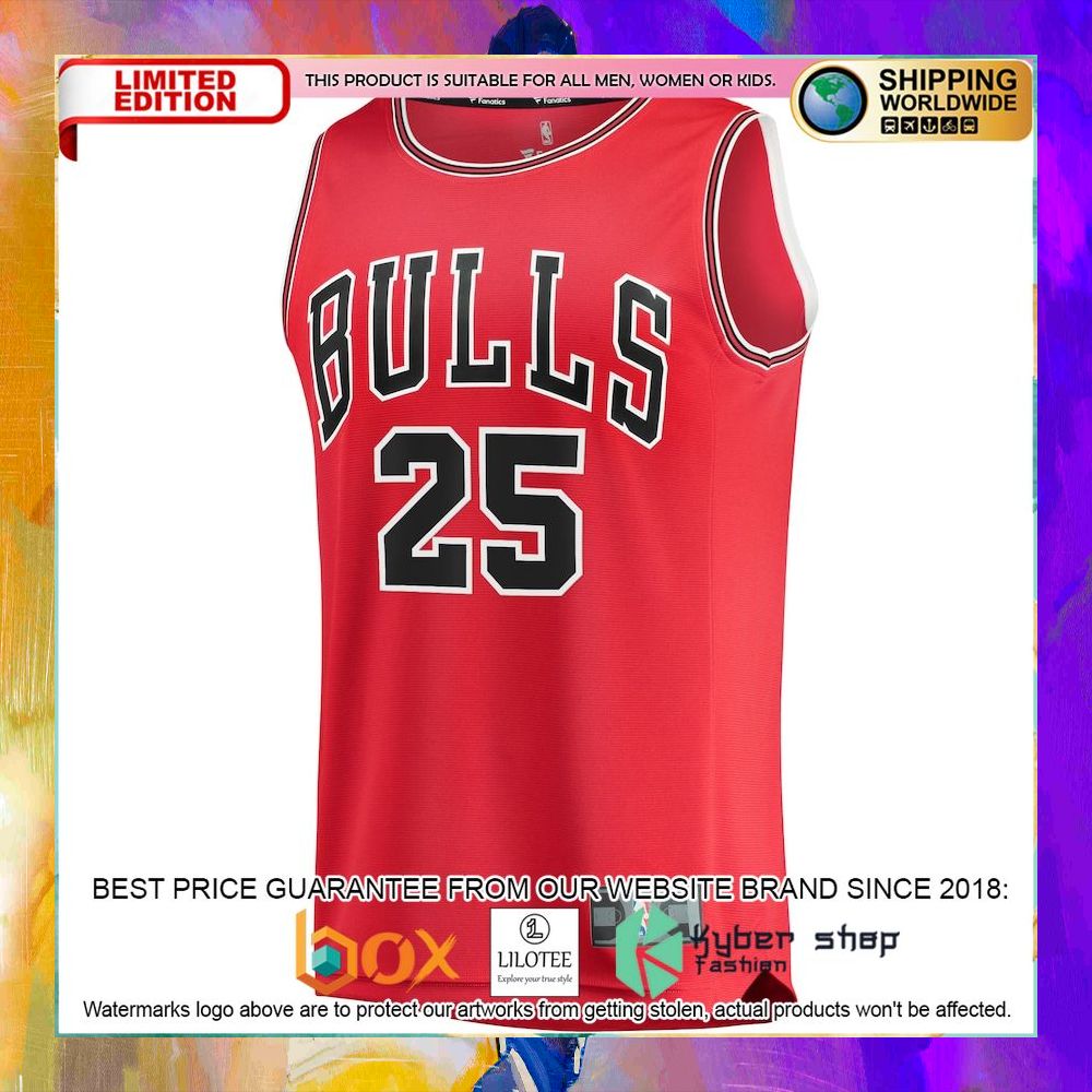 dalen terry chicago bulls 2022 nba red basketball jersey 2 417