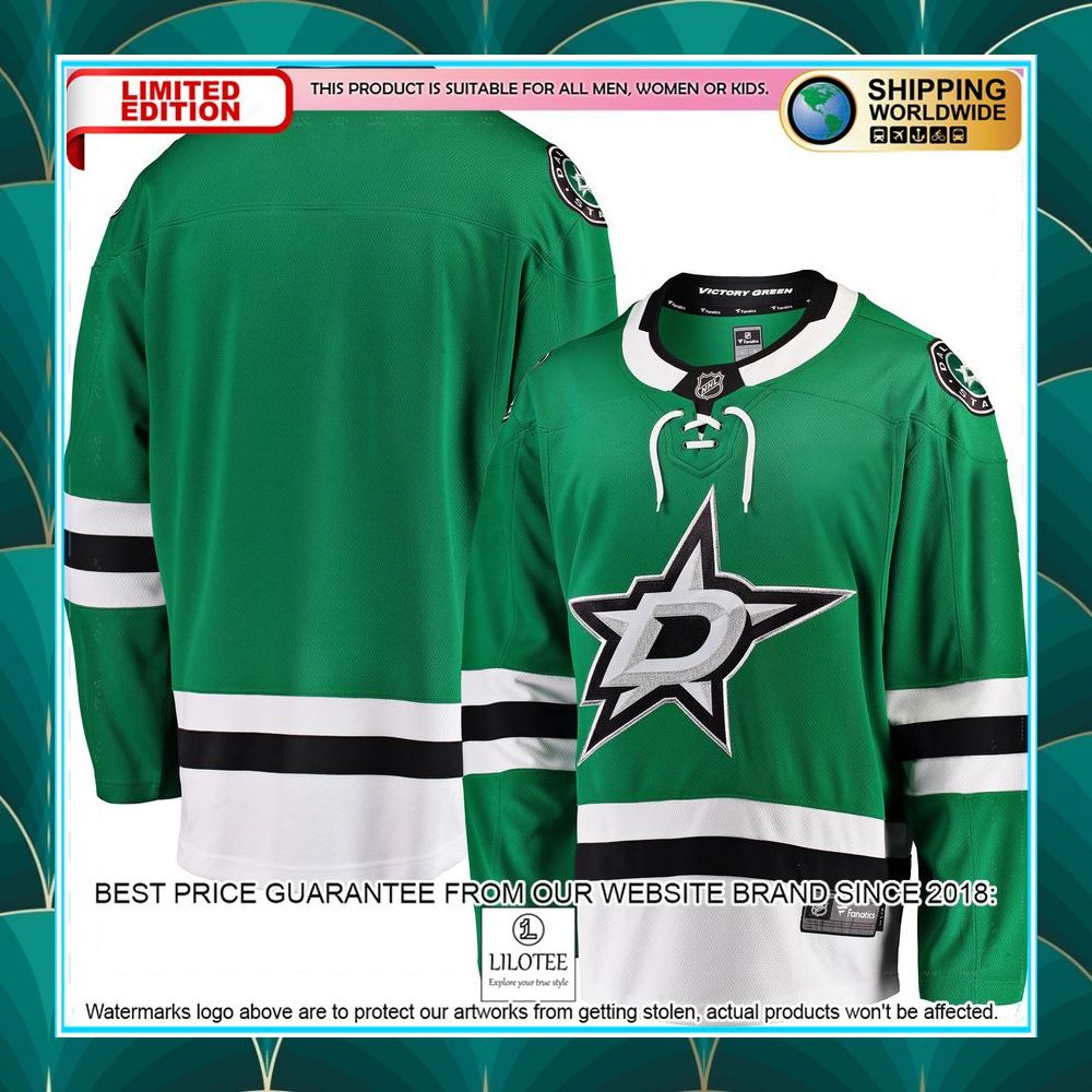 dallas stars breakaway home green hockey jersey 1 771