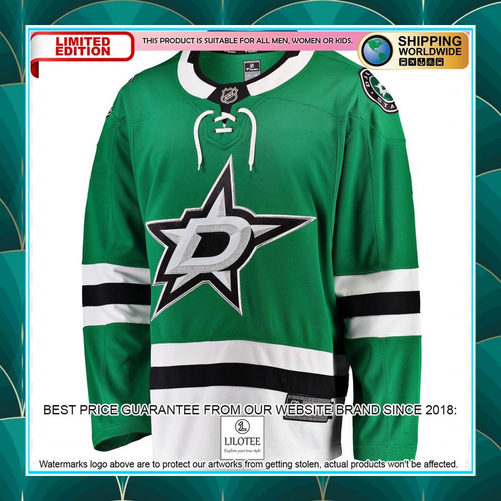 dallas stars breakaway home green hockey jersey 2 332