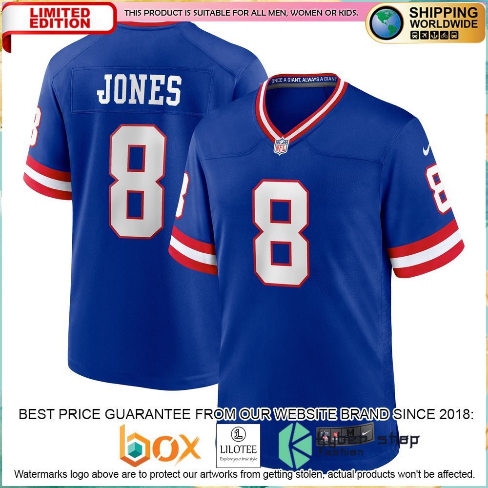 daniel jones new york giants nike royal football jersey 1 325