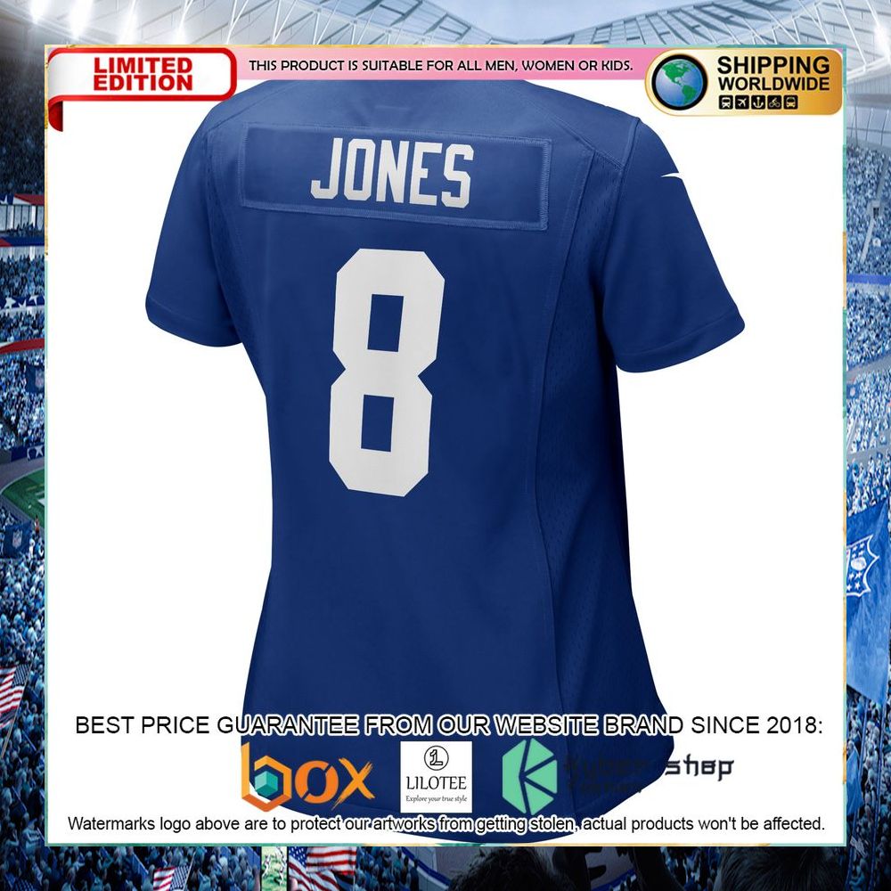 Daniel Jones New York Giants Nike Women's Royal Football Jersey - LIMITED EDITION 7 daniel jones new york giants nike womens royal football jersey 3 980