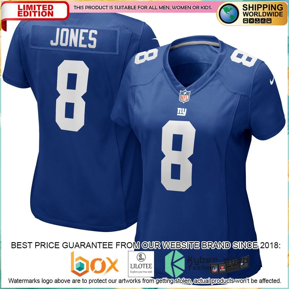Daniel Jones New York Giants Nike Women's Royal Football Jersey - LIMITED EDITION 4 daniel jones new york giants nike womens royal football jersey 4 331