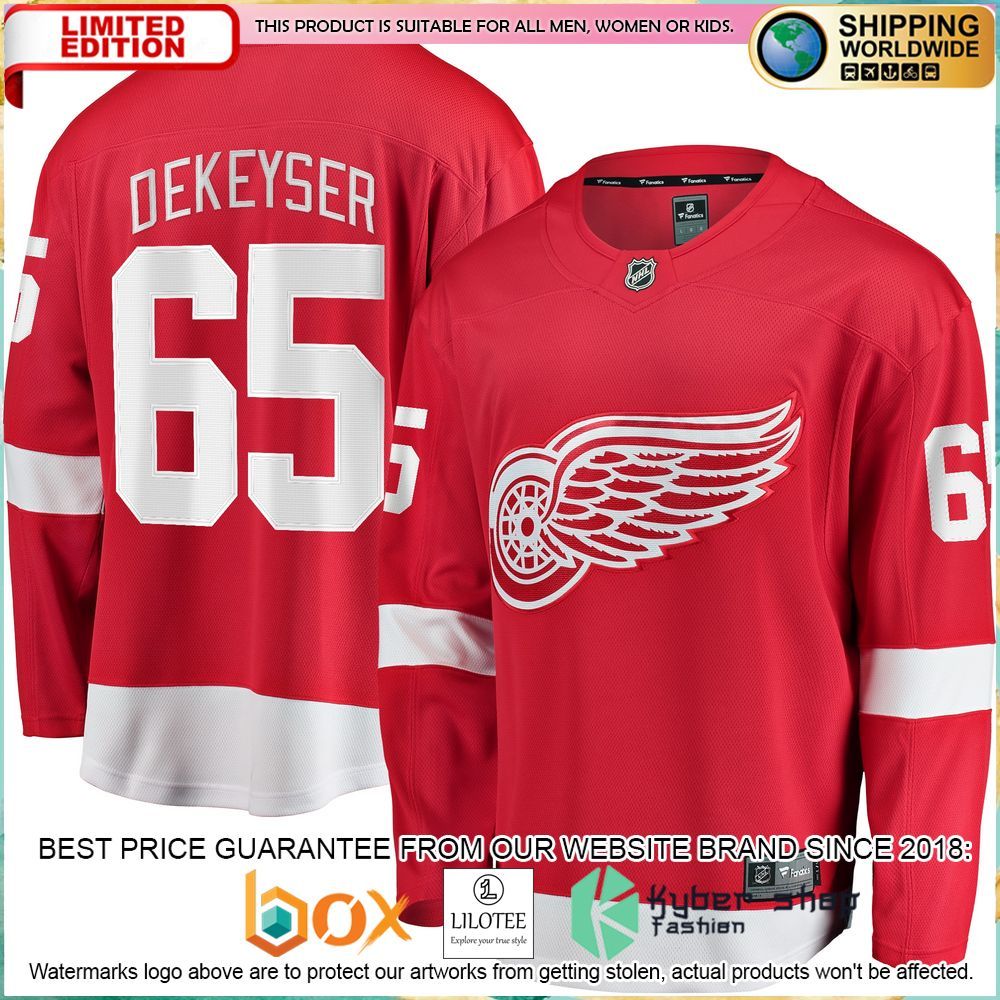 danny dekeyser detroit red wings home breakaway red hockey jersey 1 711