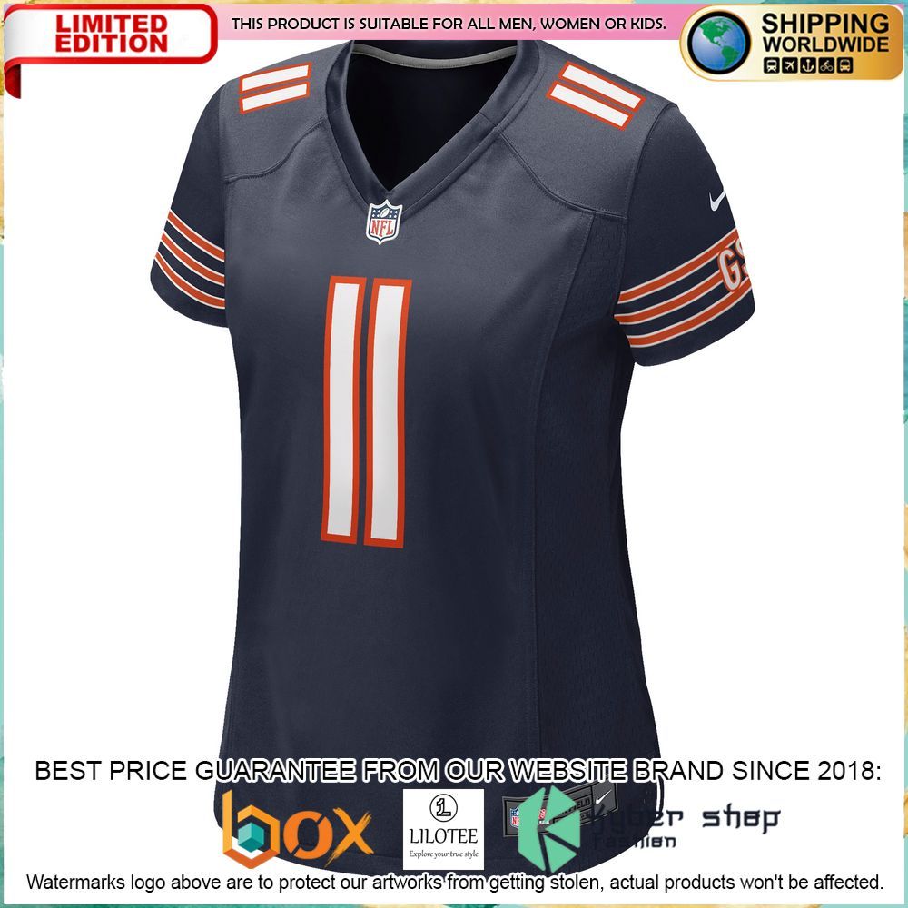 darnell mooney chicago bears nike womens navy football jersey 2 245