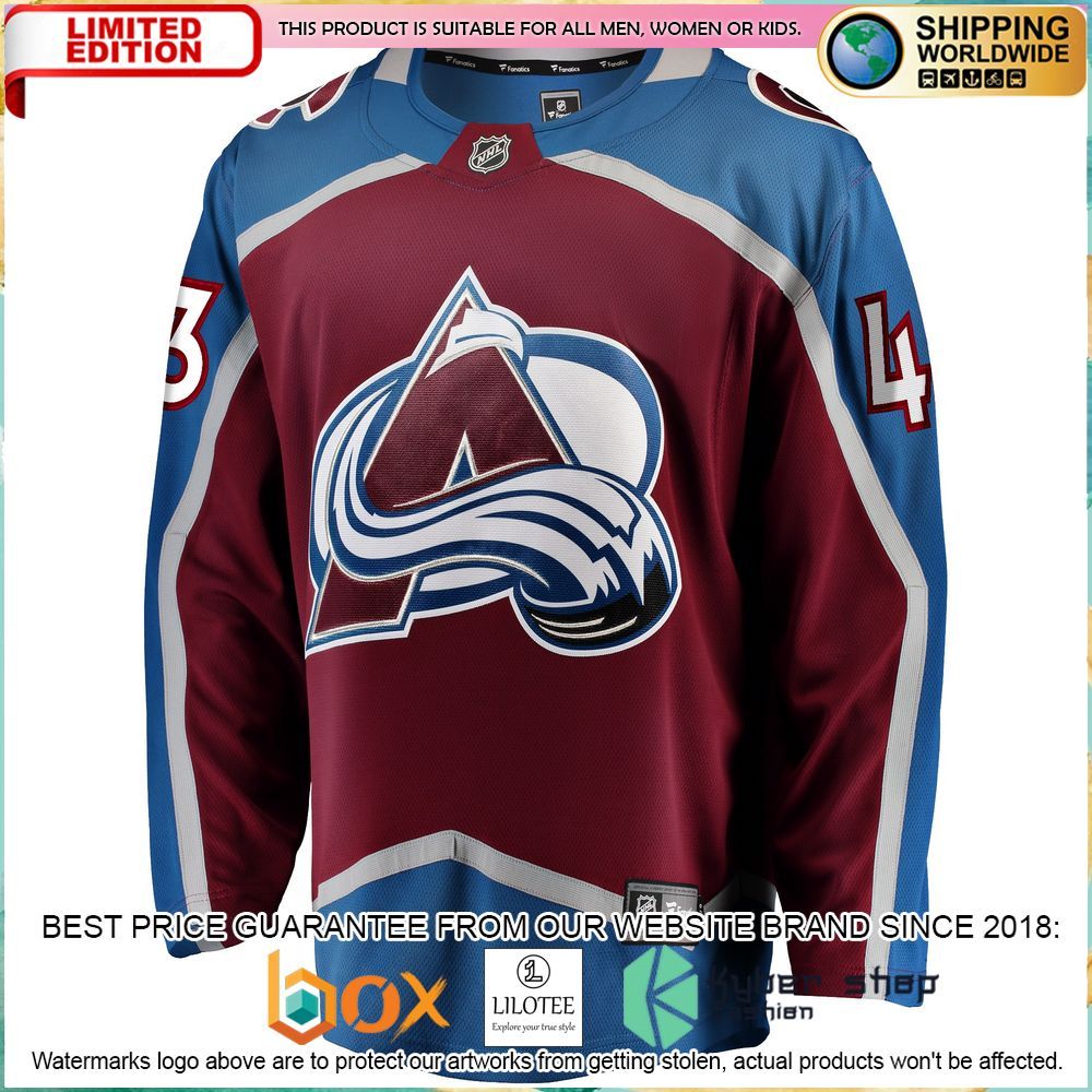 darren helm colorado avalanche burgundy hockey jersey 2 595