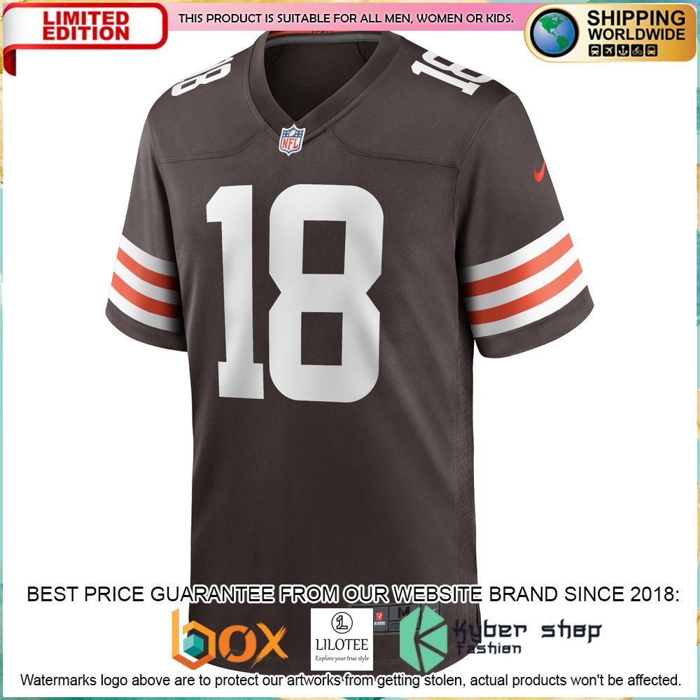 david bell cleveland browns nike brown football jersey 2 110