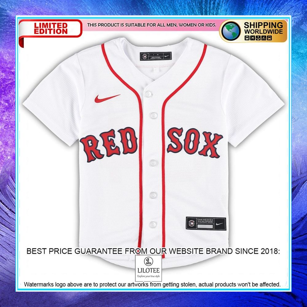 david ortiz boston red sox preschool 2022 hall of fame team player white baseball jersey 2 516