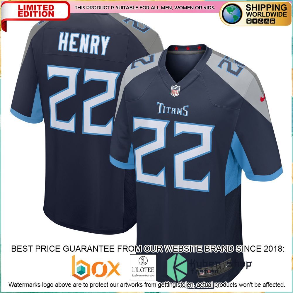 derrick henry tennessee titans nike navy football jersey 1 729