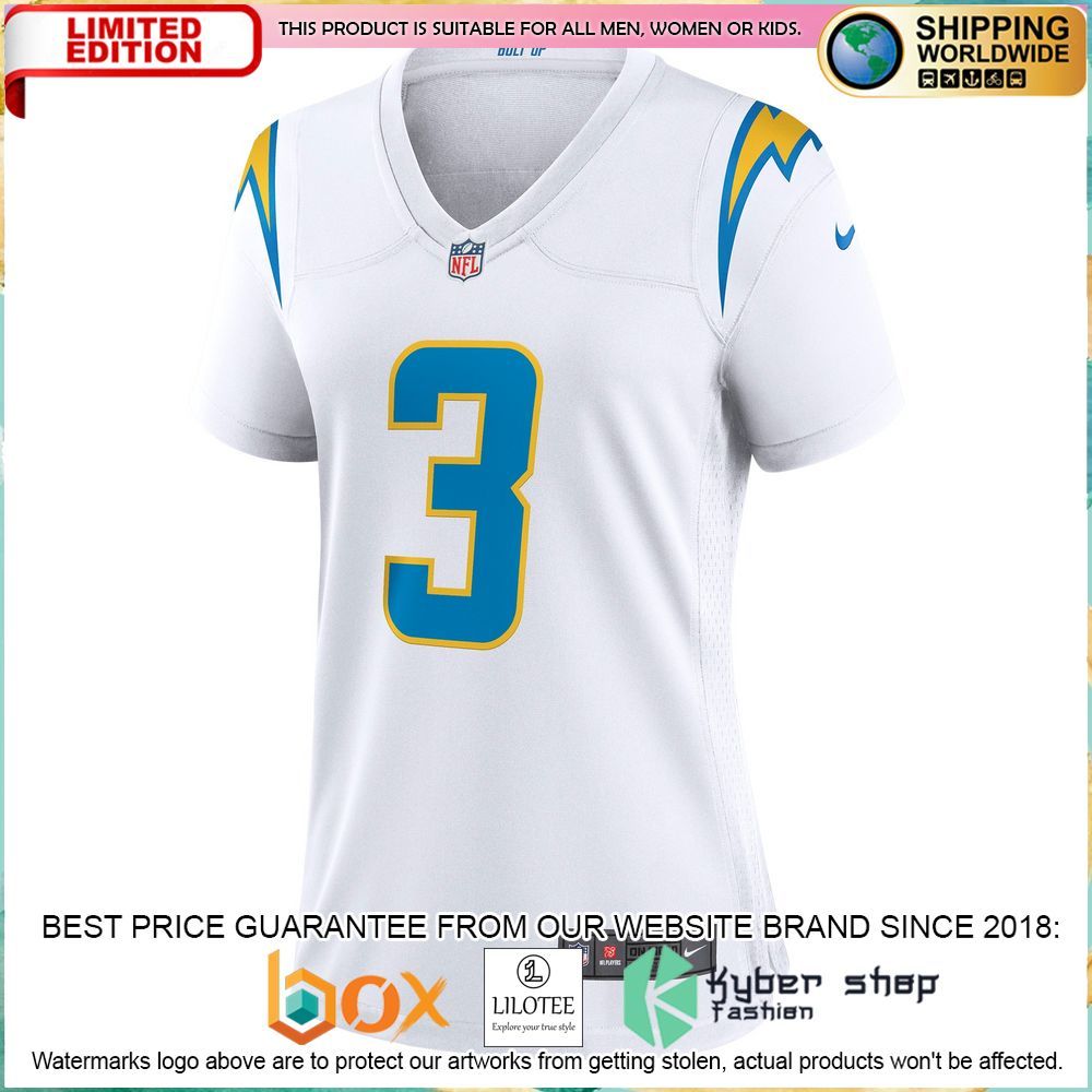 derwin james jr los angeles chargers nike womens white football jersey 2 664