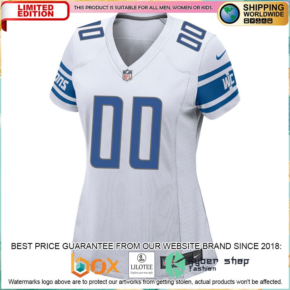 detroit lions nike womens custom white football jersey 2 550