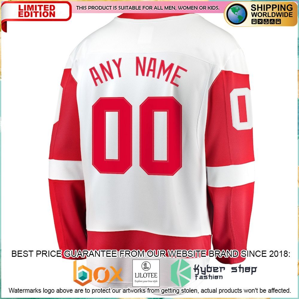detroit red wings fanatics branded away custom white hockey jersey 2 422