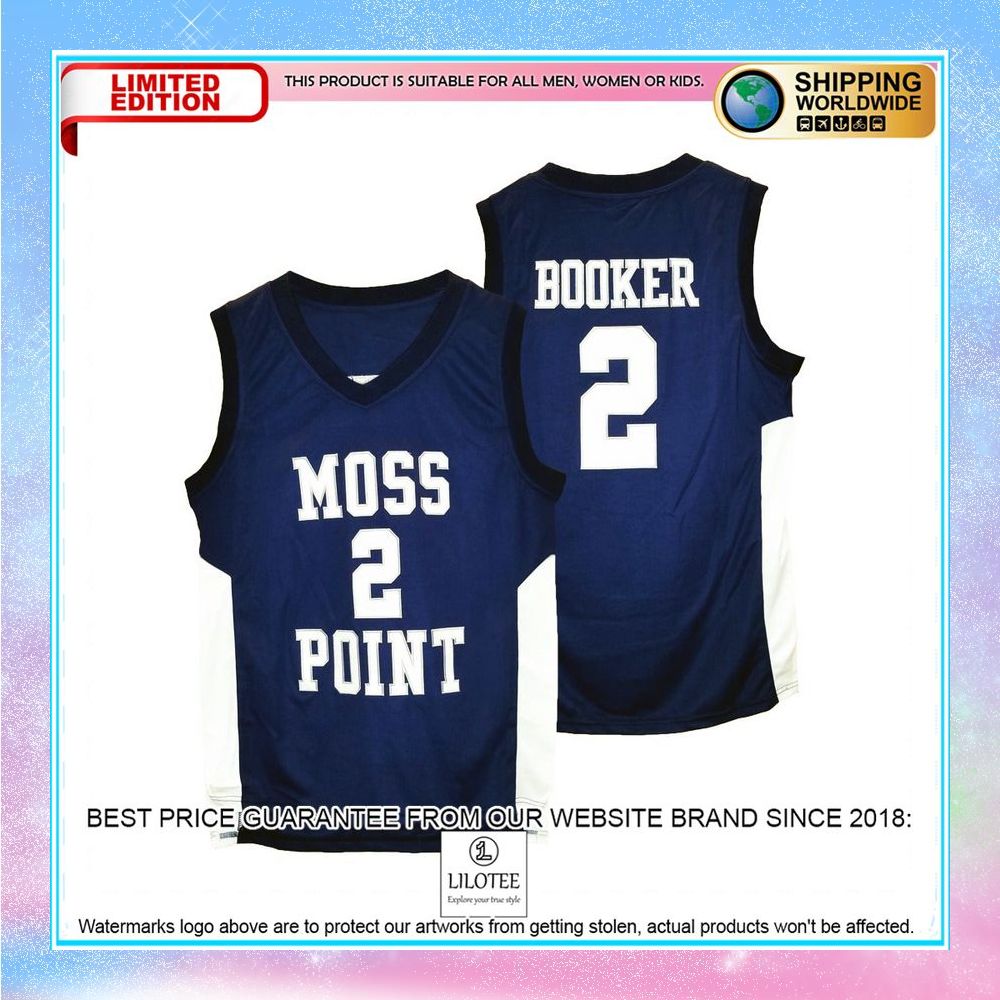 devin booker moss point high school basketball jersey 1 350