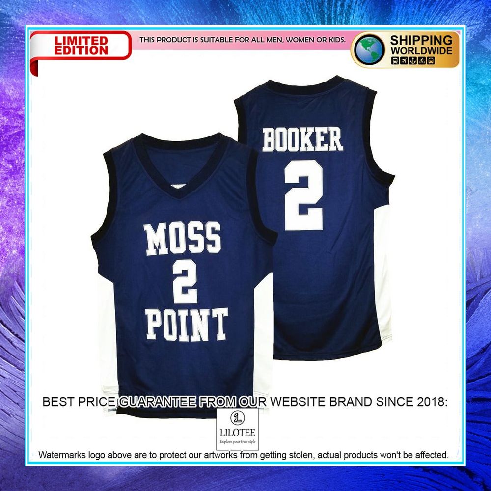 devin booker moss point high school basketball jersey 1 582