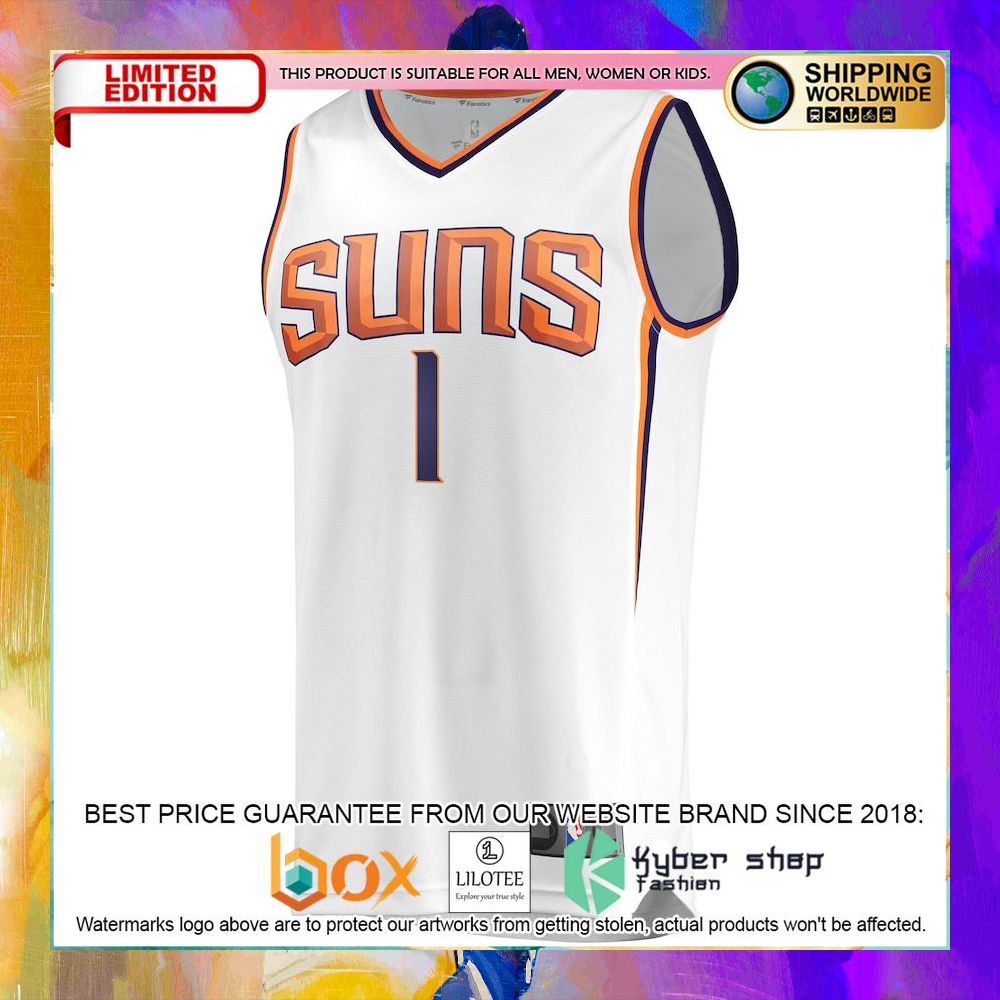 devin booker phoenix suns fanatics basketball jersey 2 658