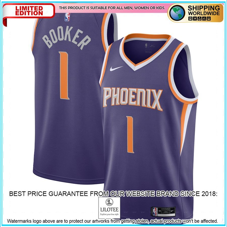 devin booker phoenix suns nike 2020 21 purple basketball jersey 1 936