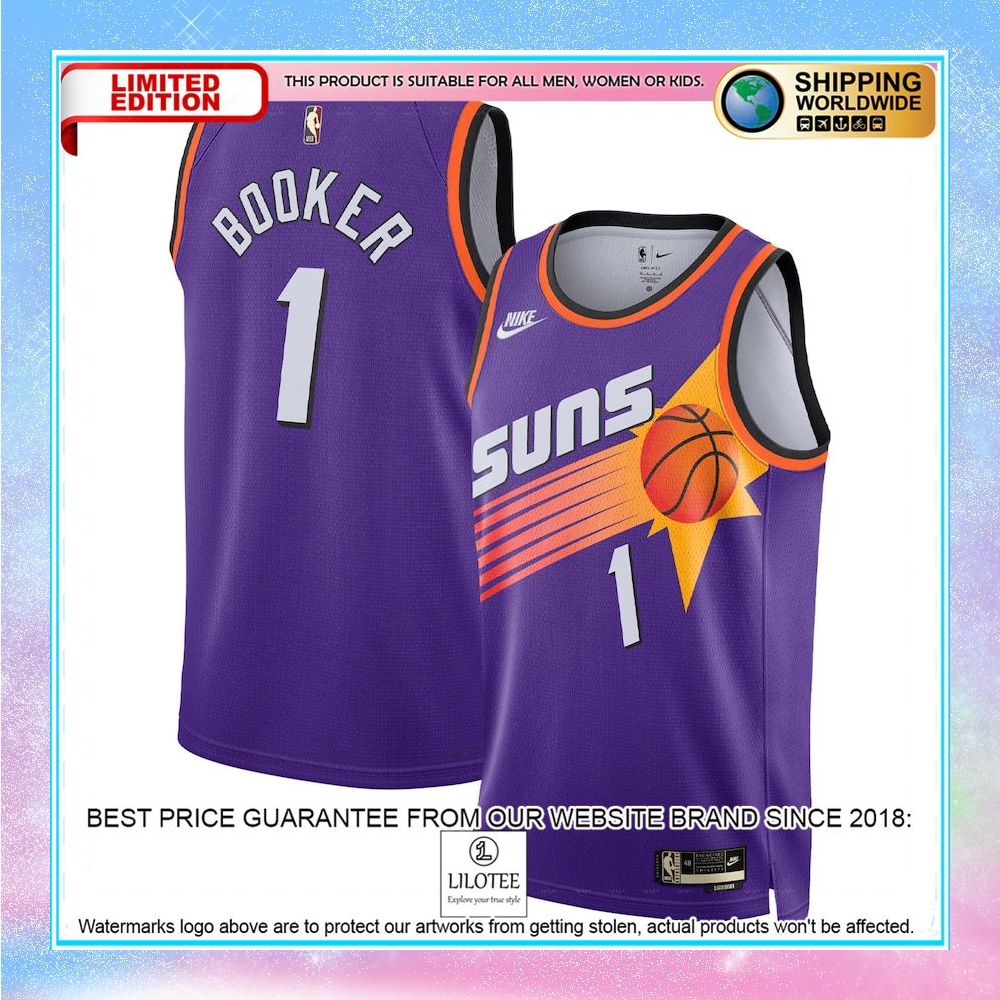 devin booker phoenix suns nike 2022 23 purple basketball jersey 1 366