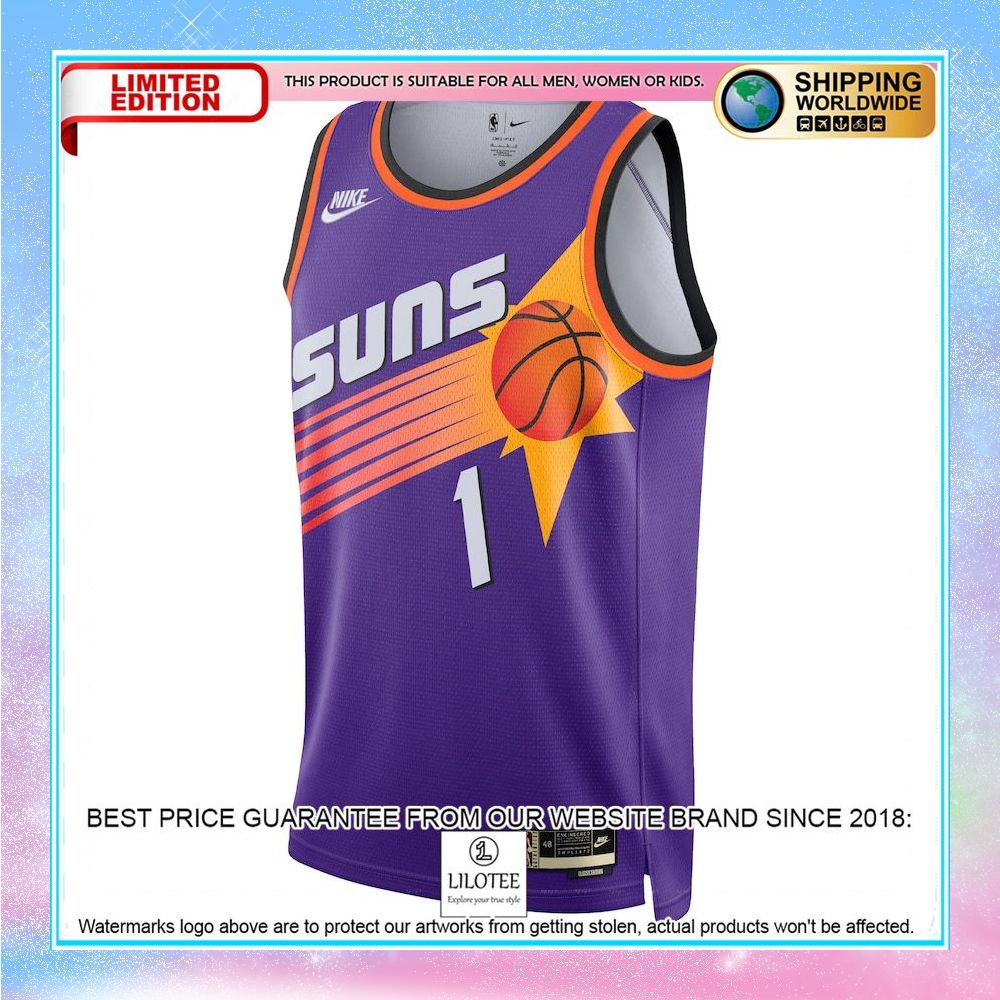 devin booker phoenix suns nike 2022 23 purple basketball jersey 2 110