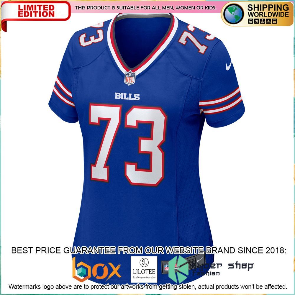 dion dawkins buffalo bills nike womens royal football jersey 2 249