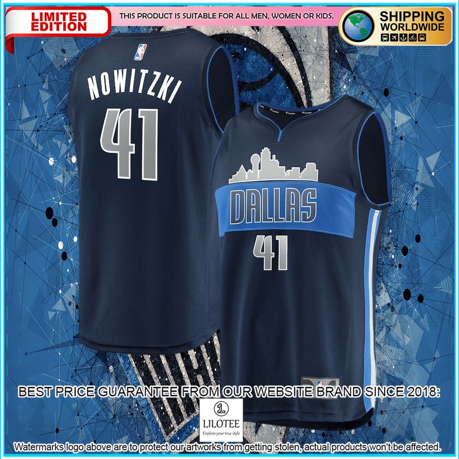 Dirk Nowitzki Dallas Mavericks Navy Basketball Jersey - LIMITED EDITION 4 dirk nowitzki dallas mavericks navy basketball jersey 4 521