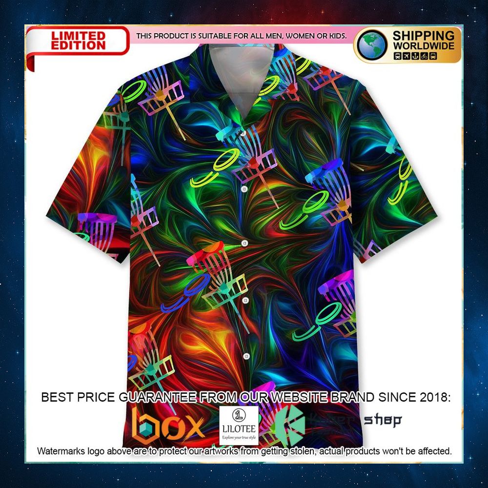 disc golf multicolor hawaiian shirt 1 308