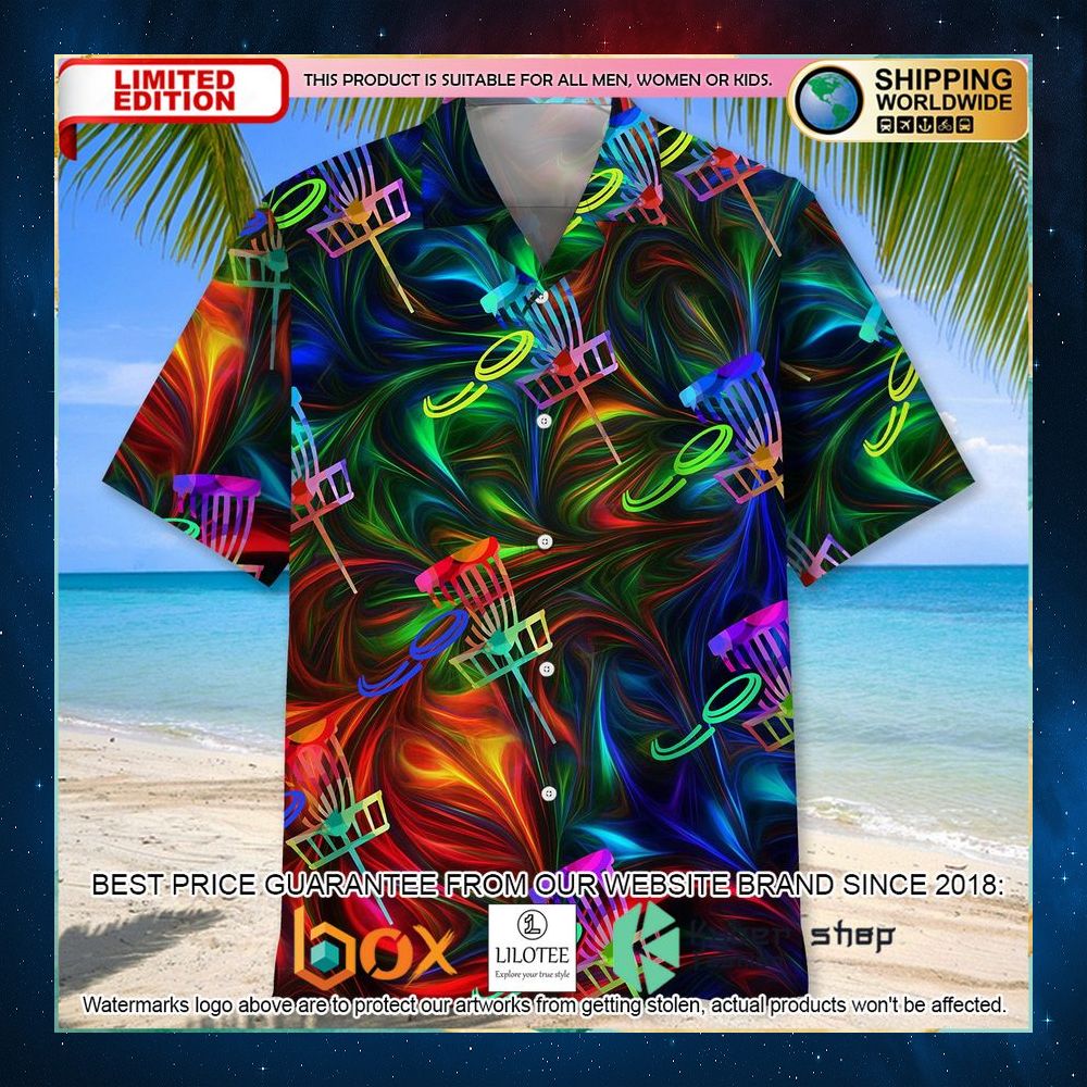disc golf multicolor hawaiian shirt 2 426