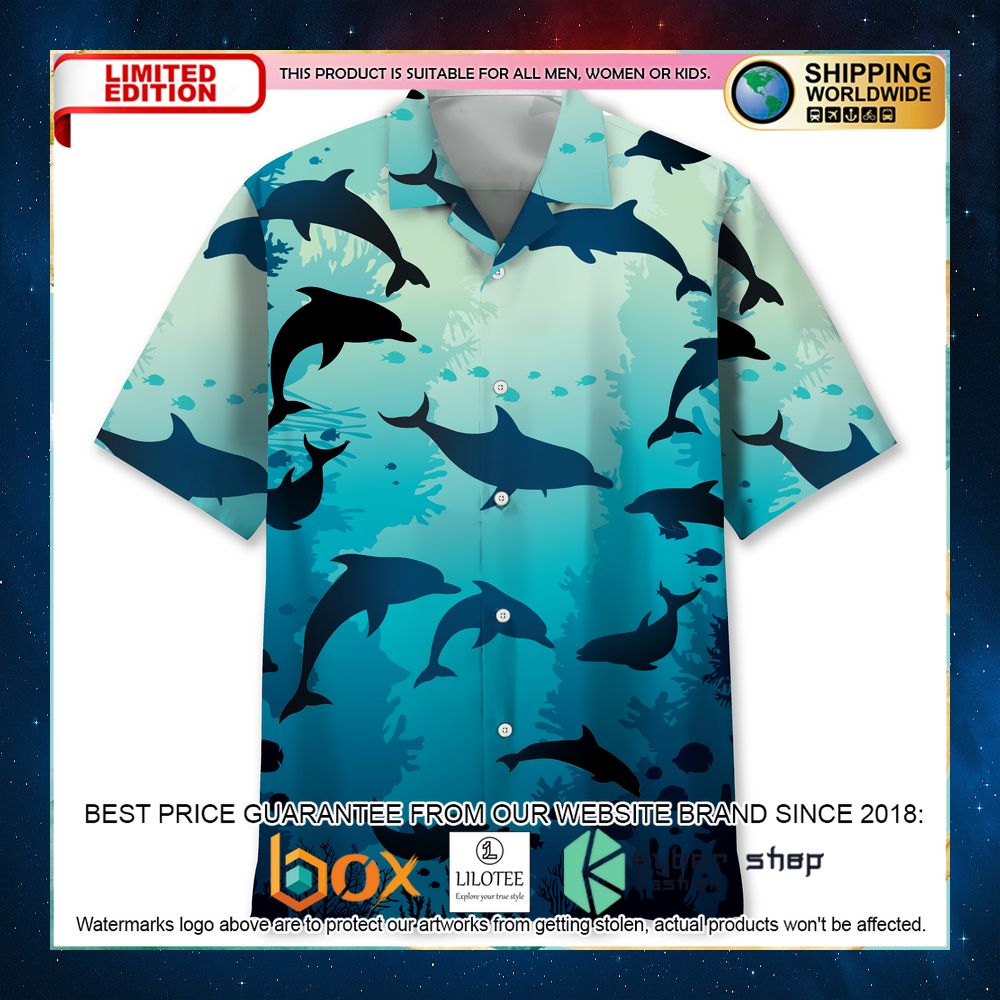 dolphin beach hawaiian shirt 1 925